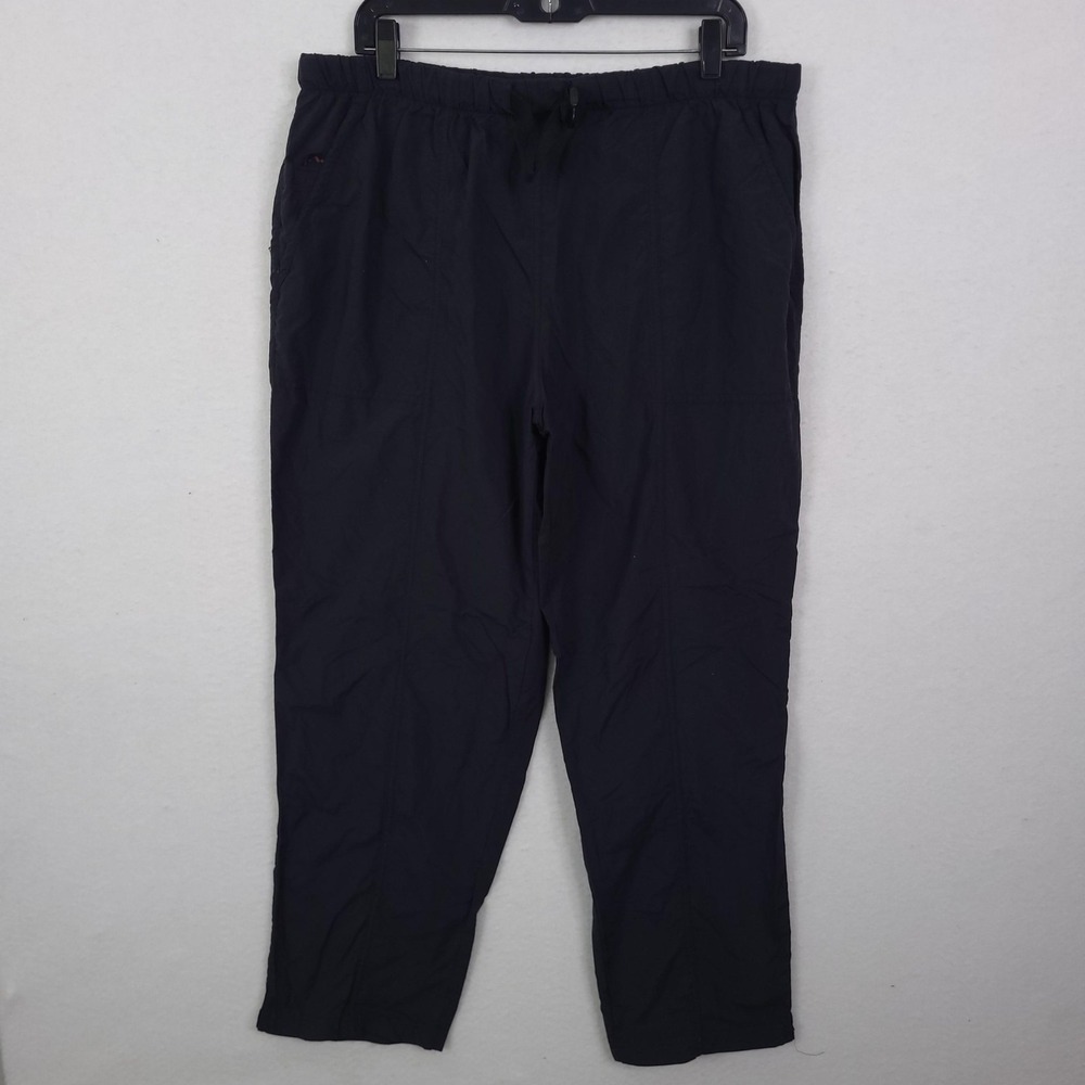 Vintage L.L. Bean Outdoors Pants Mens Large Blue Nylon Track Hiking Made USA